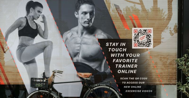 QR Codes for Fitness Clubs and Gyms
