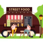 QR Code in street food hubs